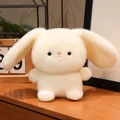 Peluche de lapin blanc aux longues oreilles, texture moelleuse pour enfants et décoration - Petit Lapin Blanc / 15CM