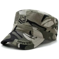 Men's camouflage cadet cap with U.S. ARMY embroidery and star badge on front - Adjustable / Camouflage