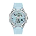 Light blue SAMDA sports watch with dual display and silicone strap for men - 6067 Haze Blue Women's