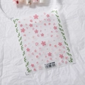 5D cherry blossom nail stickers TS-2605 with pink petals and floral heart patterns - Cherry Blossom Style (TS-2605)