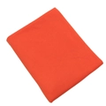 Folded red mercerized cotton jersey headscarf shawl on a clean white background - Red (07)