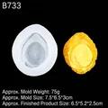 Abalone shape silicone mold for DIY fondant and resin, with detailed texture for baking - Small Abalone (B733)