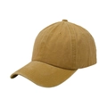 Vintage mustard yellow washed cotton baseball cap for daily outdoor sun protection - Yellow