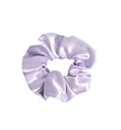 Zartlila Satin-Haargummi aus Seide mit glatter Textur und weichem Elastikband - Lila