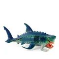Deep blue and green monster fish mythical animal model with spikes and red scars - Blue-Green Monster Fish (PL127-1332)
