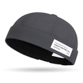 Dark grey quick-dry Miki hat for men and women featuring a minimalist side textile label - One Size (55-60cm Adjustable) / Gray