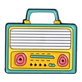 Style Radio Sarcelle Jaune (XZ1270)