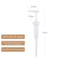 White 15CC syrup dispenser pump with 27cm tube for commercial glass bottles - 15cc Universal Pump Head for Plastic/Glass