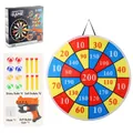 Kids sticky ball dart board toy set with soft foam blaster gun and six colorful balls - Space Station Style B (YNQ217) / Standard