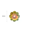 8mm AB iridescent flower-shaped crystal glass pendant for DIY jewelry making - 8MM Gesang Flower