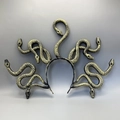 Cerchietto Medusa con serpenti oro antico e nero per travestimenti Halloween - Oro Antico