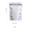 Busta stand-up in alluminio argento 20x30cm con capacità 2000g e chiusura a zip - 2000g