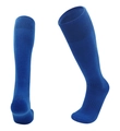 Royal blue over-the-knee soccer socks with ribbed cuffs and thickened towel sole - Royal Blue