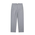 Pantaloni a vita alta da donna in grigio con eleganti pieghe frontali e taglio corto - XS / Pantaloni e gonne / Grigio chiaro