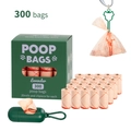 Milieuvriendelijke biologisch afbreekbare hondenpoepzakjes met dispenser 300 stuks - With Dispenser And Clip / 20 Rollen (300 Zakjes)