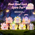 Set de boîtes mystère renard spirituel avec 7 figurines irisées dans un décor de forêt - Rencontre avec le Renard de la Chance (426) / Boîte entière 6 pièces