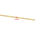 Golden 1.8mm stainless steel heart link chain for DIY jewelry making and necklace - Vacuum 18K Gold Flat Bead Chain 1.8mm