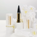 Long-wear black gel eyeliner pencil in white and gold tube with professional packaging - B04# With Color Box