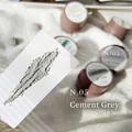 Gel per unghie effetto gesso 3D grigio cemento N.05 con finitura opaca granulosa - Grigio Cemento