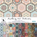 6x6 inch Mandala pattern scrapbook paper pad with 24 sheets of 160gsm acid-free cardstock - 22038 24 Images