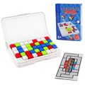 Kids logic thinking puzzle game with portable case and 120 challenges colorful beads - 060 Multicolor Tetris Blocks