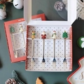 Coffret cadeau de couverts de Noël en acier inoxydable 304 avec cuillères et fourchettes - Ensemble de Fourchettes Renne