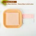 Christmas candy pattern fondant stamp with grid texture for DIY cake baking decoration - QA0630-Texture