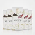 M33 disposable microfiber wet towel 230mmx230mm in individual traditional landscape packaging - M33 Tea and Wine Theme / 230mm*230mm