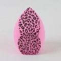 Pink leopard print beauty blender sponge in classic gourd shape for makeup - Giant Sponge-Rose Red Leopard-1PC
