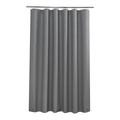Dunkelgrauer wasserdichter PEVA-Duschvorhang mit Metallringen und gewichtetem Saum - 90*180 / Dunkelgrau