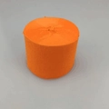 Rotolo di carta crespa arancione estensibile per decorazioni di feste e sfondi fai-da-te - Arancione