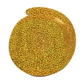 Single golden holographic PVC spiral hanging decoration for birthday and wedding parties - Laser Single Spiral-Gold (6pcs/pack)