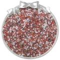 Mix of 2.5mm multicolored glass seed beads for jewelry DIY in decorative silver frame - Coffee Series Mixed (10g/Pack Approx 700pcs)