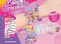 Set de pulseras DIY coloridas para niñas con bandas de silicona y dijes decorativos - Estilo de Dibujos Animados Regular / Juego de 4 Pulseras con Accesorios