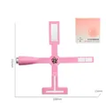 Pink cross-shaped cat eye nail magnet tool for professional DIY manicure art - Multifunctional Cross Magnet - Pink (Strong Magnet)