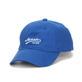 Casquette de sport bleue en coton avec broderie blanche lettrage Stubborn 1993 - Bleu