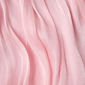 Close-up of pink chiffon dress fabric with elegant vertical pleats and pearly texture - Assorted Colors and Sizes