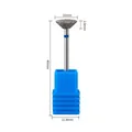 Diamond nail drill bit with 10mm head diameter for Russian manicure and cuticle removal - PG-14 UFO Shape