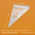 Extra large thickened HDPE disposable piping bag for cake decorating and baking 25x41cm - Bag / Thickened Huge / Yellow
