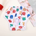 Cute monster print dog physiological pants with colorful patterns and elastic waist - Little Monsters