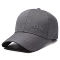 Cappello grigio scuro da uomo in tessuto per abiti con ricamo CLASS in rilievo - Regolabile / Grigio