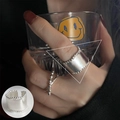 Minimalist silver rings set with wide matte band and delicate beaded cross ring - Brushed Matte Wide/Micro-bead