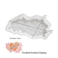 Stampo in silicone DAD a cuore per pendenti in resina e portachiavi fai da te - DAD Cuore Targa Appesa