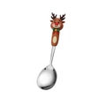 Cucchiaio in acciaio inossidabile con manico a renna cartone per regalo Natale - Cucchiaio Alce Grande / Argento
