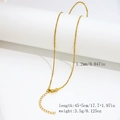 Gold 18K plated stainless steel 1.2mm snake chain necklace with lobster clasp - 1.2mm Twisted Square Snake Chain - Gold