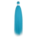 Extensions de cheveux synthétiques EZ Braid bleu de 26 pouces pour tresses ombre - Bleu (FR 3Blue#)