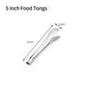 Pinza per alimenti da 5 pollici in acciaio inox 13cm per zucchero e ghiaccio - 13cm / Pinze per Alimenti da 5 Pollici