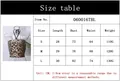 Guide des tailles pour le haut dos nu à imprimé léopard avec détails à paillettes - S / Informations sur le tableau des tailles