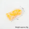 Realistisches künstliches Tempura-Garnelenmodell, PVC-Food-Anhänger, ca. 6x3cm und 20g - Panierter Gelber Paprika - Modell