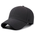 Berretto da baseball in cotone grigio antracite con logo metallico sul lato - Regolabile / grigio scuro
